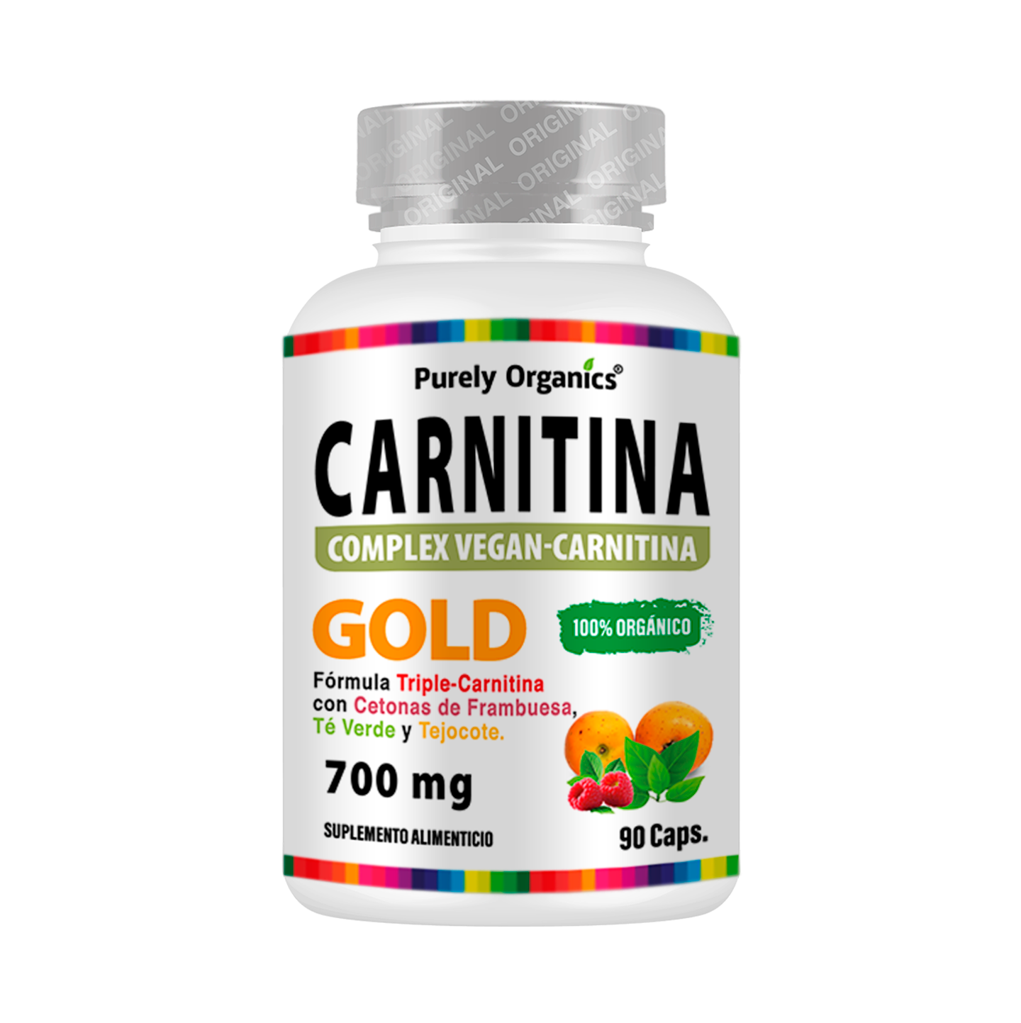 Carnitina Gold Definicin Muscular y Energa Termognico Vegano PurelyOrganics Carnitina Gold Definicin Muscular y Energa Termognico Vegano PurelyOrganics